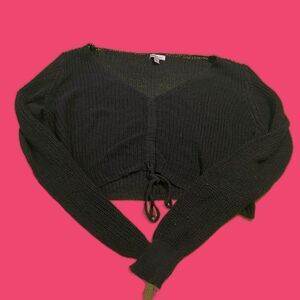 Black Knit Sweater
